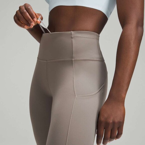 BNWT Lululemon Fast and Free High-Rise Tight 25" Carbon Dust - size 2 - Picture 5 of 10